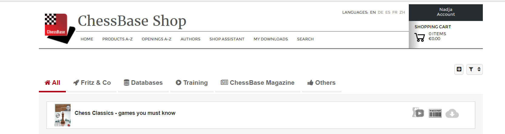 New product appearing in product list of your shop account New product appearing in product list of your shop account