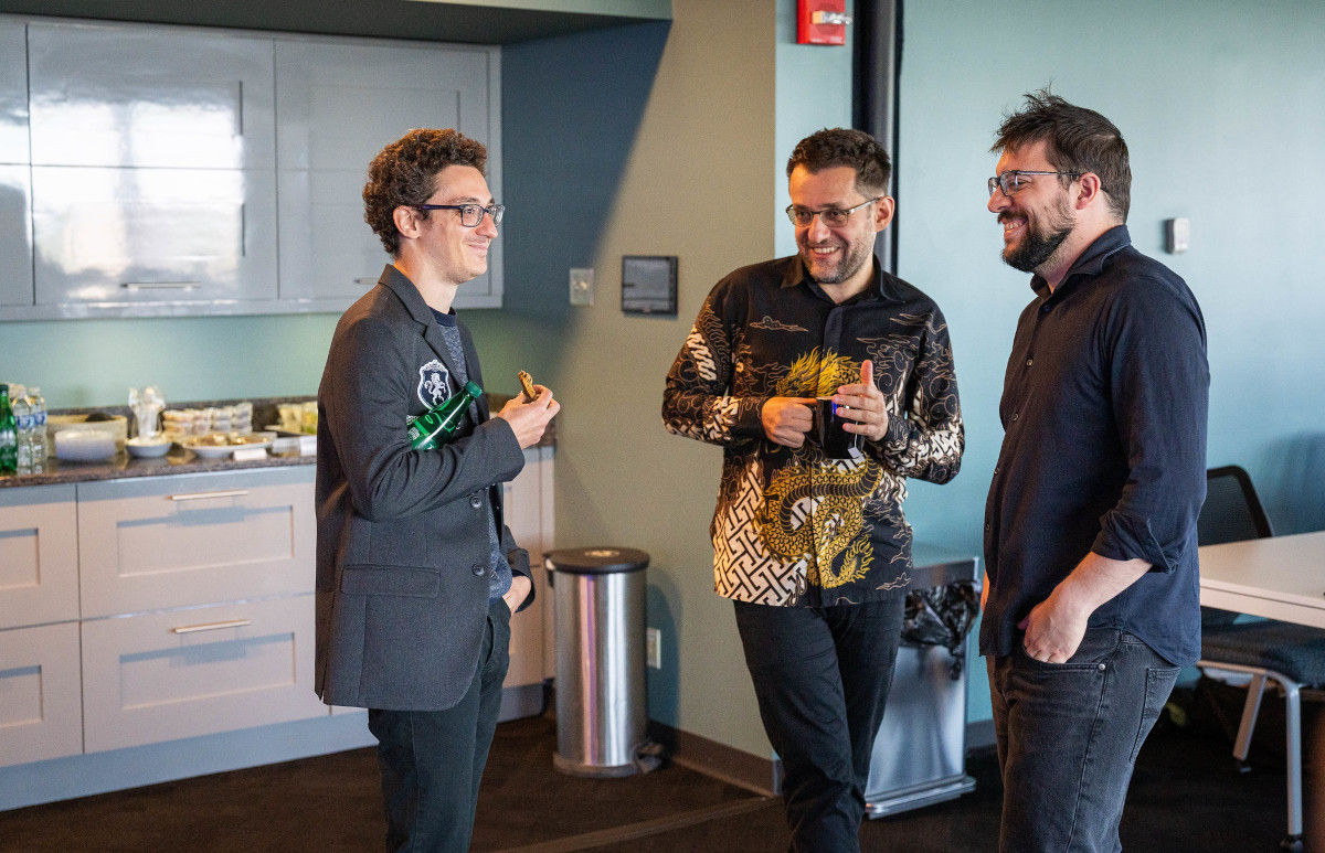 Fabiano Caruana, Levon Aronian, Maxime Vachier-Lagrave