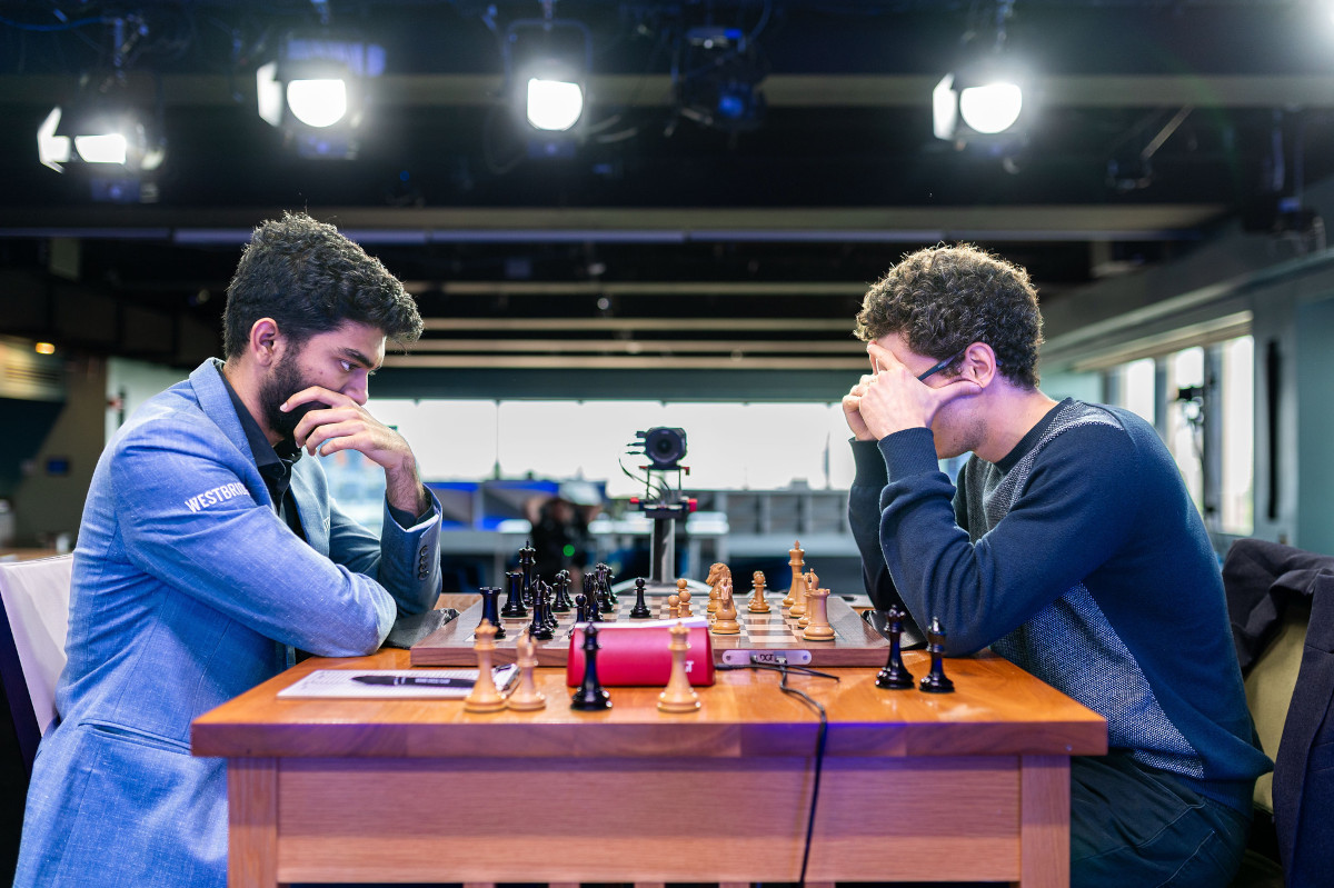Gukesh Dommaraju, Fabiano Caruana