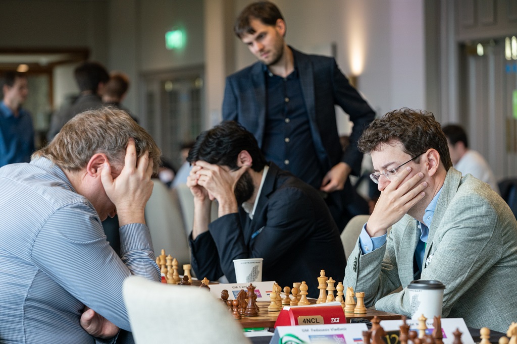 Alexei Shirov, Erwin l'Ami, Nils Grandelius, Baadur Jobava