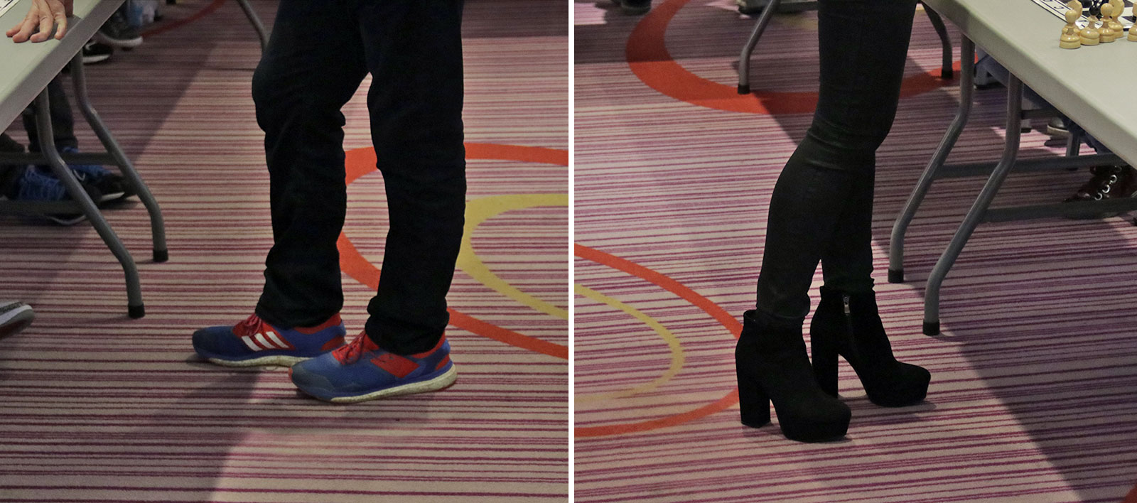 Shoes of Ivanchuk and Muzychuk
