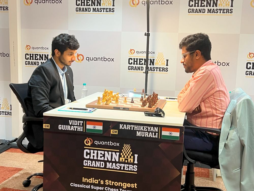 Vidit Gujrathi, Karthikeyan Murali