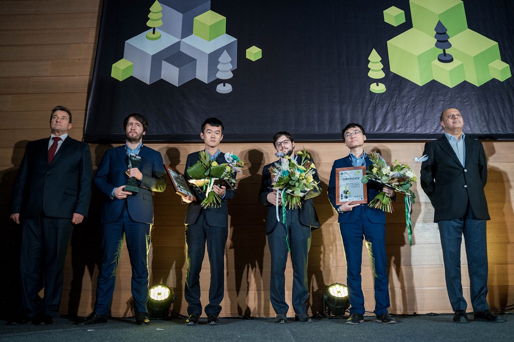 Ding Liren, Teimour Radjabov, Yu Yangyi, Maxime Vachier-Lagrave