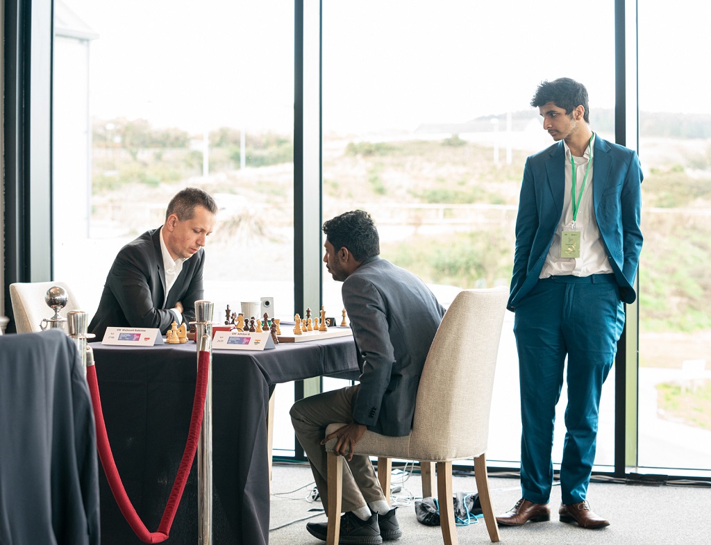 Vidit Gujrathi, Adhiban Baskaran, Radoslaw Wojtaszek